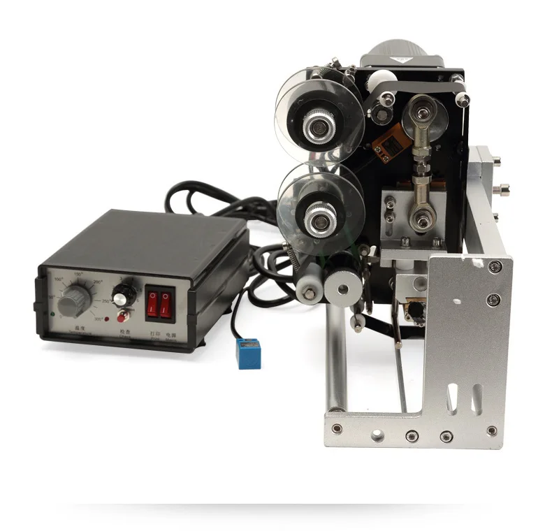 Ribbon Coding Machine Tracking Automatic Coding MachinePlastic Bag Carton Card Coding Machine Date Printer Synchronous