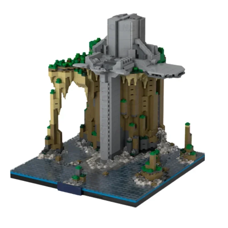 Modelo de película estrella, bloques de construcción Moc, Castillo Ultramicro, tecnología Diorama, bloques modulares, regalos, juguetes de Navidad, conjuntos DIY de montaje