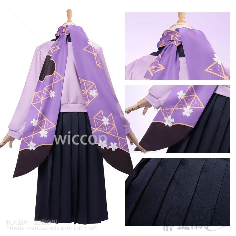 Аниме Ono Tsukuyo Косплей Костюм Игра Синий Архив JK Матросский Костюм Длинное Платье Симпатичный Парик В Японском Стиле Для Девочек Женщин Индивидуальные