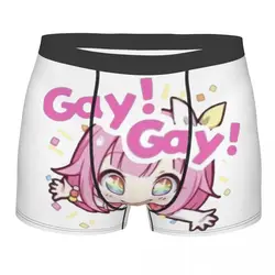 Custom Gay Gay Otori Emu Anime Cartoon Underwear Men Sexy Print Customized Boxer Shorts Panties