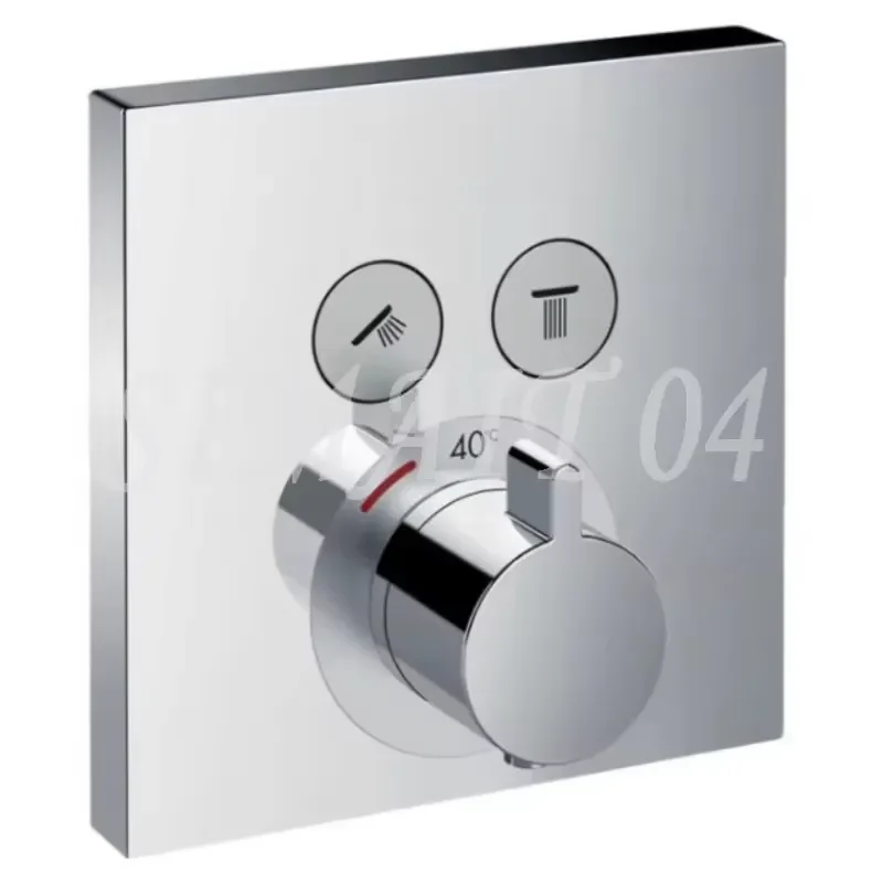 Accessories 15763000 Constant Temperature Dual-function Panel, Concealed Shower 2 Ways, Water Outlet Decorative Cover Hole