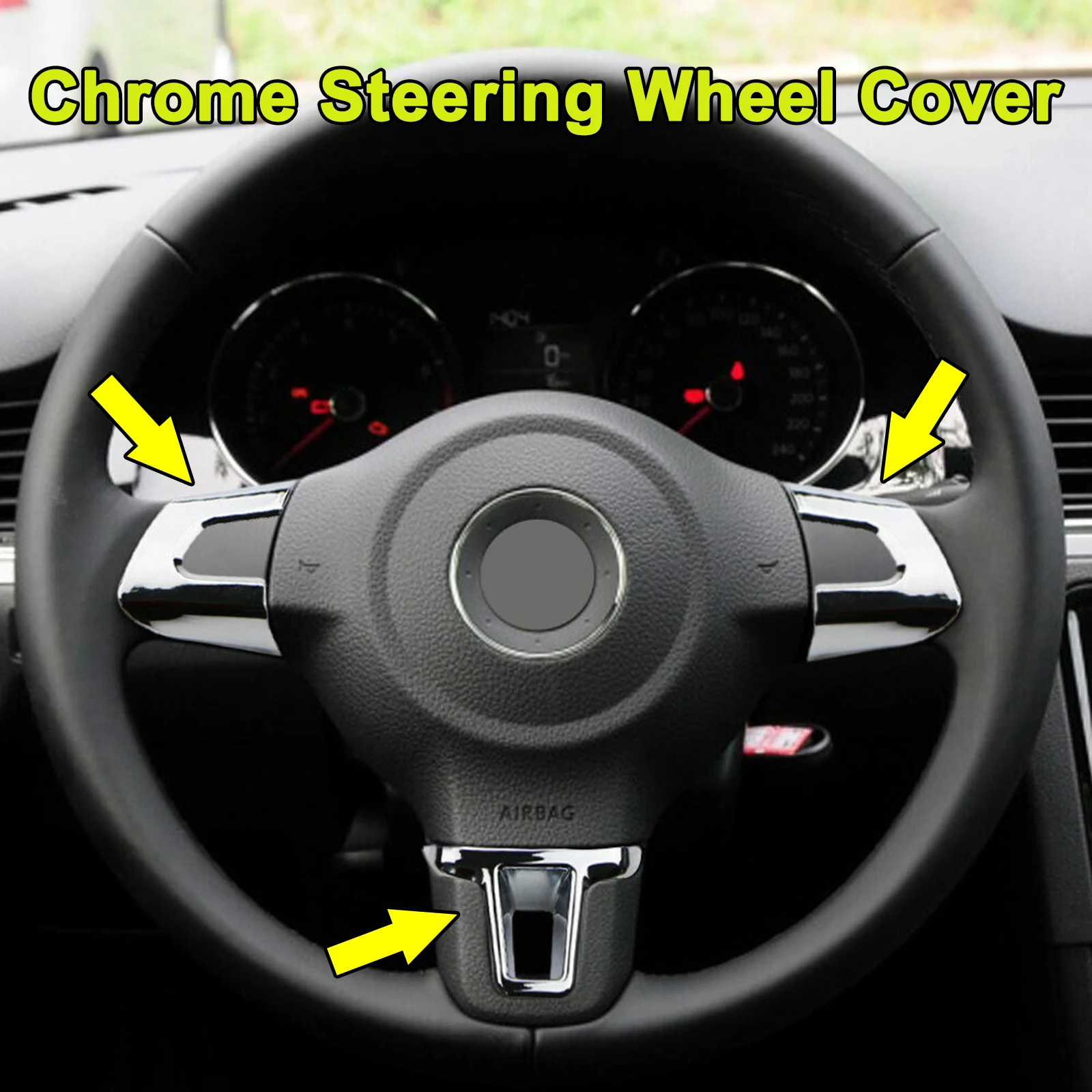 3X Chrome Steering … - image