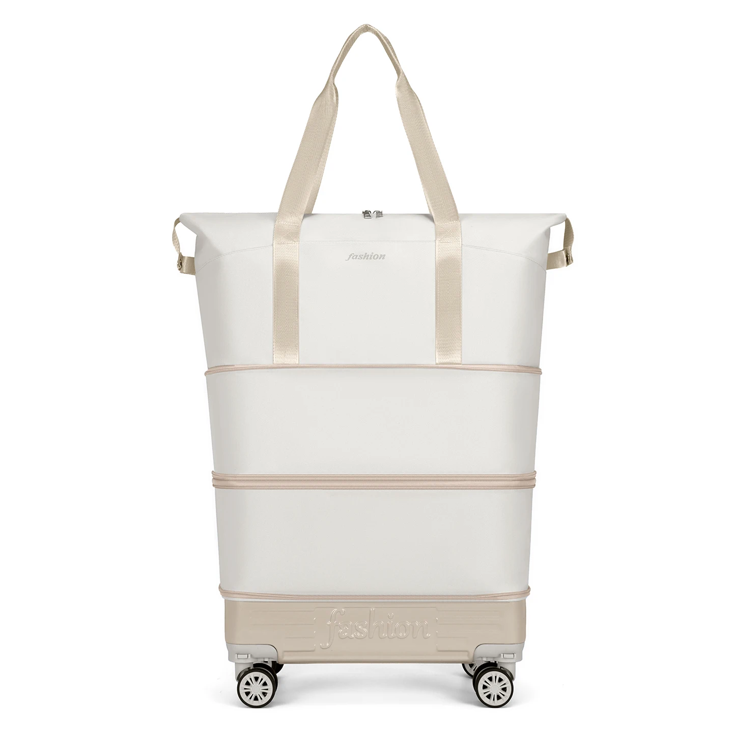 Universelle Reisetasche mit Rollen, geräumige Tasche für Damen, faltbare Trolley-Tasche, Einkaufstasche für Studenten. – Detail 14