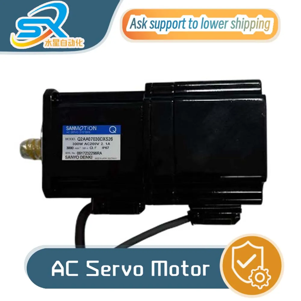 

Q2AA07030DXS26 300w 100% Test OK SANYO Servo Motor For Industrial Automation For Industrial Automation