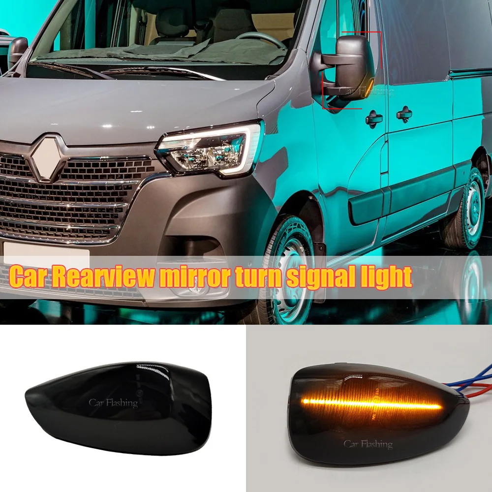 

For Nissan NV400/Opel Movano/Renault Master rearview mirror lights, flow signal turn signals