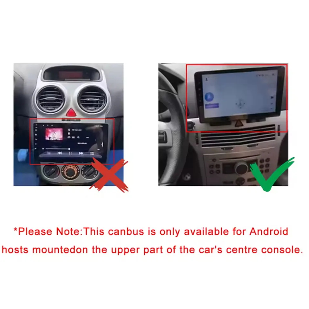 Car 16 Pin Wire Harness Adapter Canbus Box For Opel Corsa D 2006-2014 Opel Astra H 2006-2010 Upper Keep CD