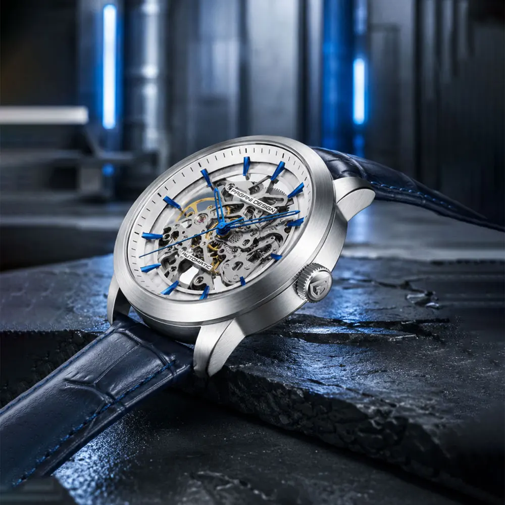 

PAGANI DESIGN 2026 New Hollow Men Watch 3Bar Waterproof Watch Man 43mm Automatic Wristwatch Top Brand Mechanical Watches for Men