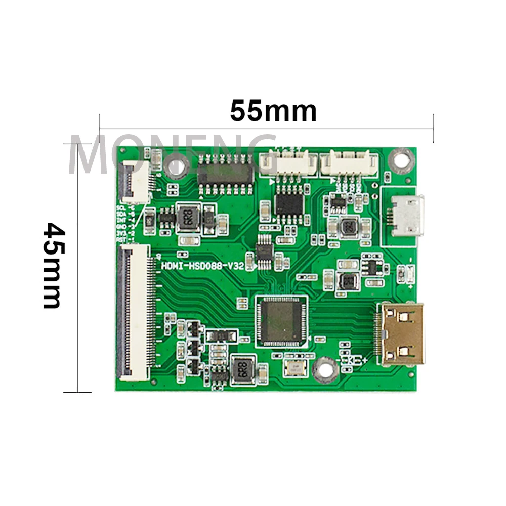 Imagem -06 - Toque na Exposição do Lcd para a Exposição Automotivo 88 Tela da Barra Hsd088ipw1-a00 Hsd088ipw1 Ips 1920x480 100 Testado Original