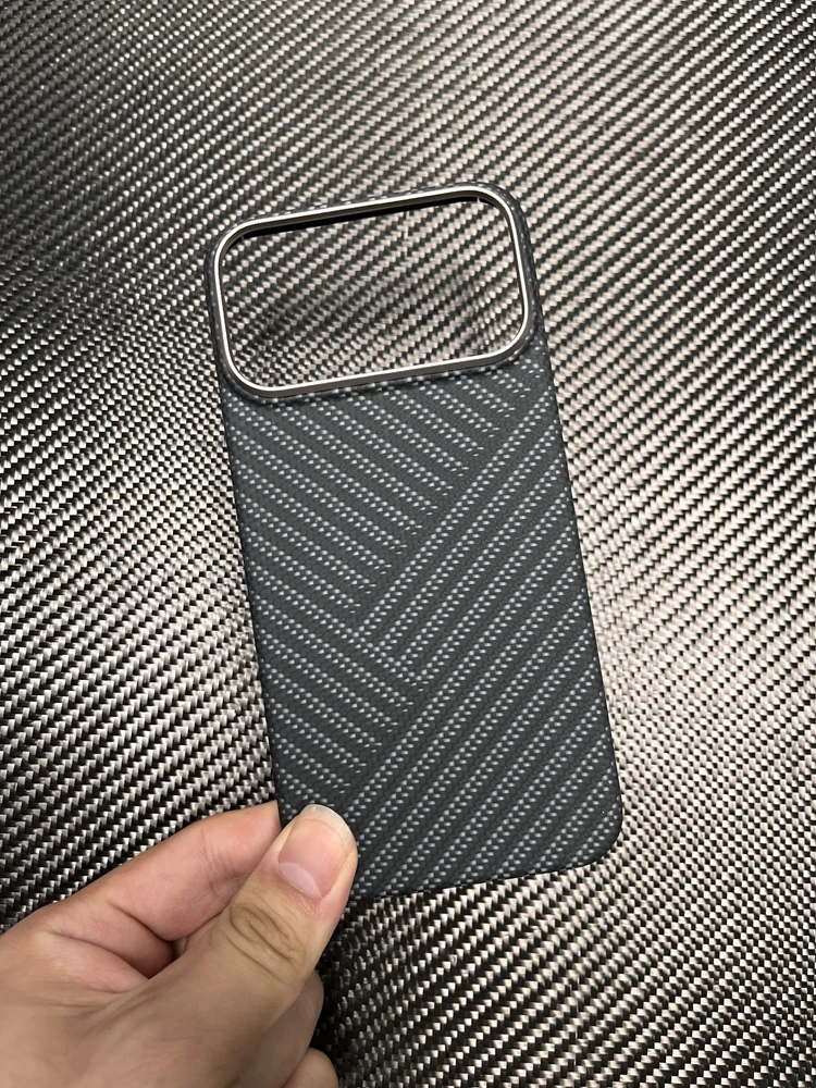 Etui z włókna węglowego do iPhone 18 Pro Max, ultracienkie, z ochroną obiektywu, pokrowiec z włókna aramidowego do iPhone 18 Pro. — zdjęcie produktu 7