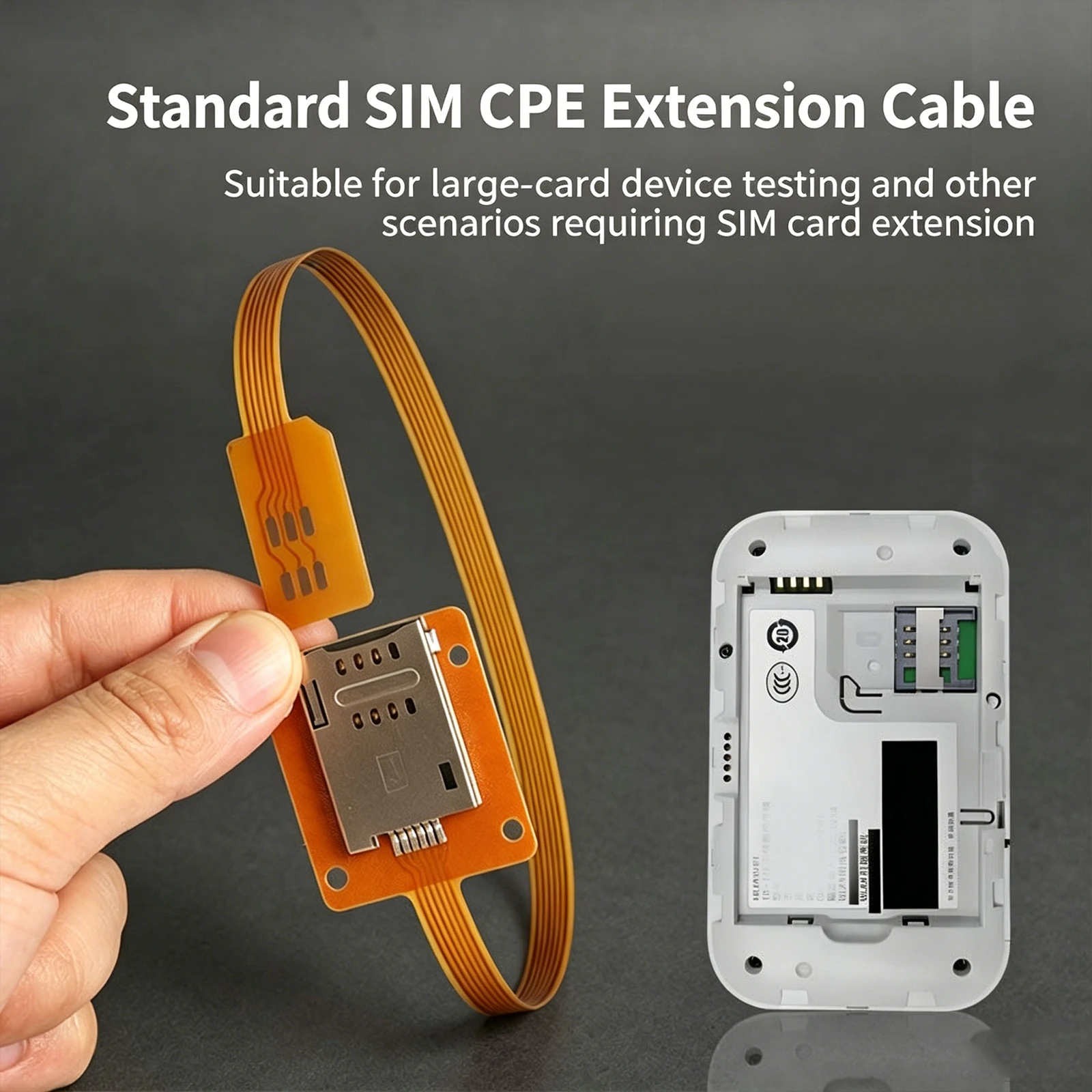 Big Standard Smart Card Converter to Standard SIM 2FF Converter Adapter Conversion Line Extension Cable For Mobile Phones