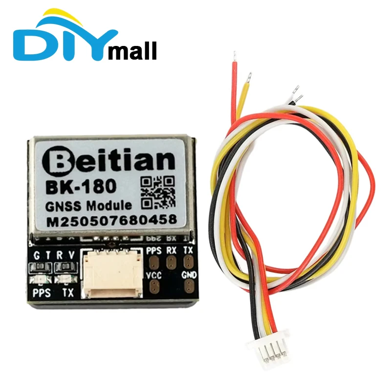 M9140 Chip 1.5m CEP 1.0-4P Cable For Drones/Vehicles Beitian BK-180 Ultra-Slim GNSS Module 4-System GPS/GLONASS/BDS/Galileo