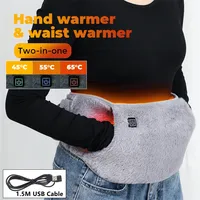 Electric Heating Belt USB Hand Warmer Winter Heater Waist Warmers Hot Compress Therapy Abdominal Lumbar Uterus Warming Pad