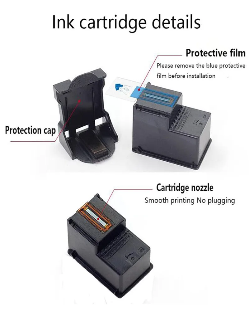 Imagem -04 - Cartucho de Tinta para Impressora Canon Mg2924 Mg2420 Mg2520 Ip2820 Ip2920 Pg243 Cl244 243xl 244xl