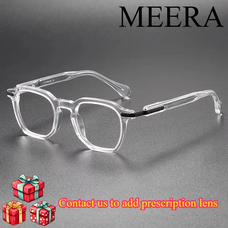 

80855 Transparent Computer Glasses Frame Women Men Anti Blue Light Square Eyewear Blocking GM Glasses Optical Spectacle Eyeglass