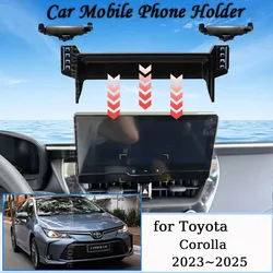 For Toyota Corolla 2023 2024 New MagSafe China Version Screen Car Mobile Phone Holder GPS Bracket Gravity Stand Auto Accessories