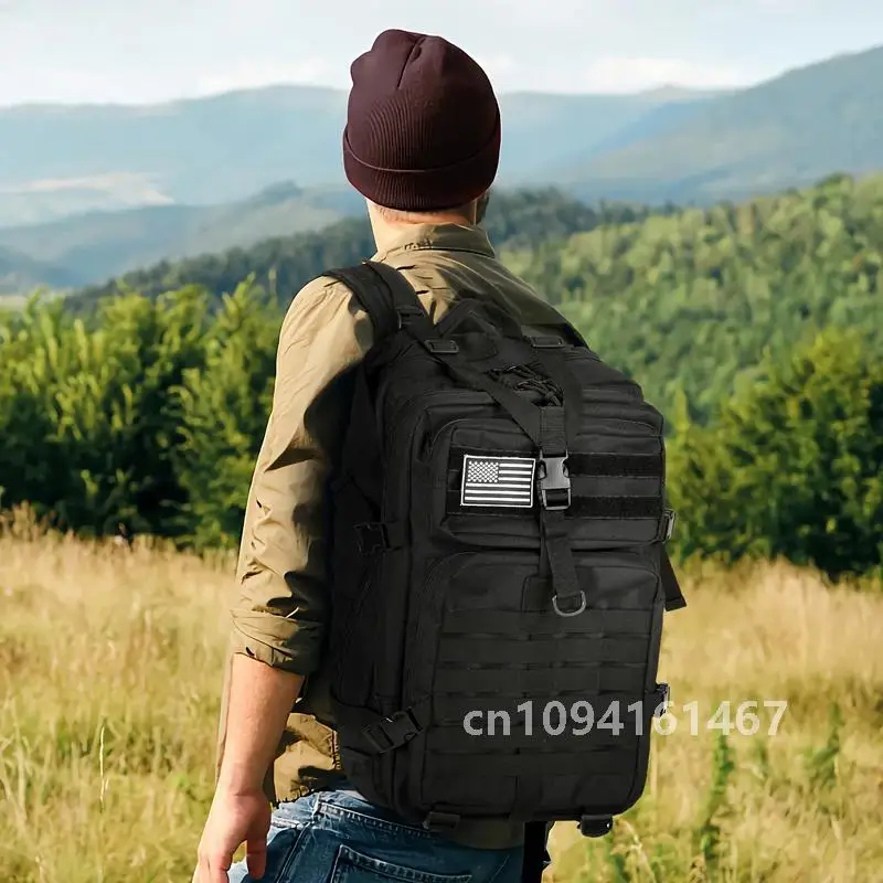 Outdoor Backpack Molle Bag 45L Waterproof Daypack 3 Day Bug out Bag Backpacks