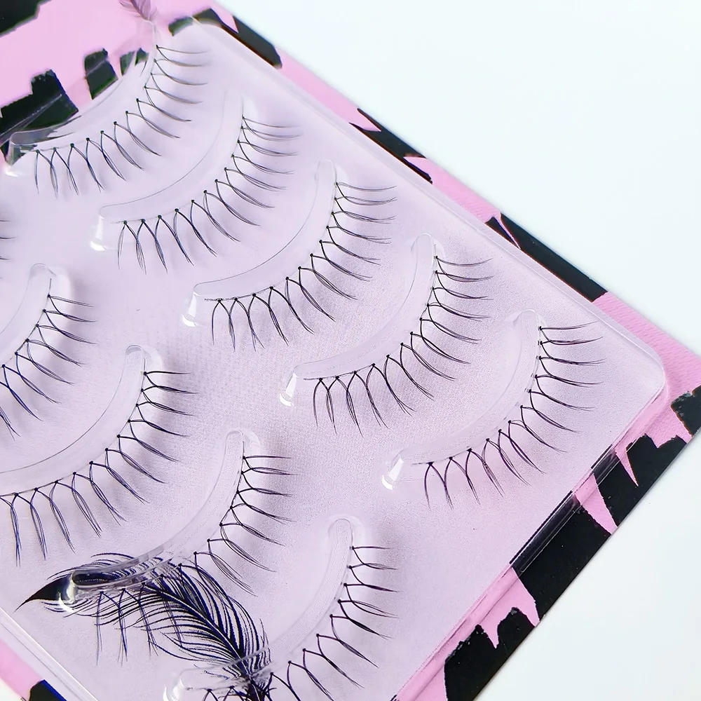 Blinkwave NEW Girl Group U-shaped False Eyelashes Clear Band Korean Lashes Natural