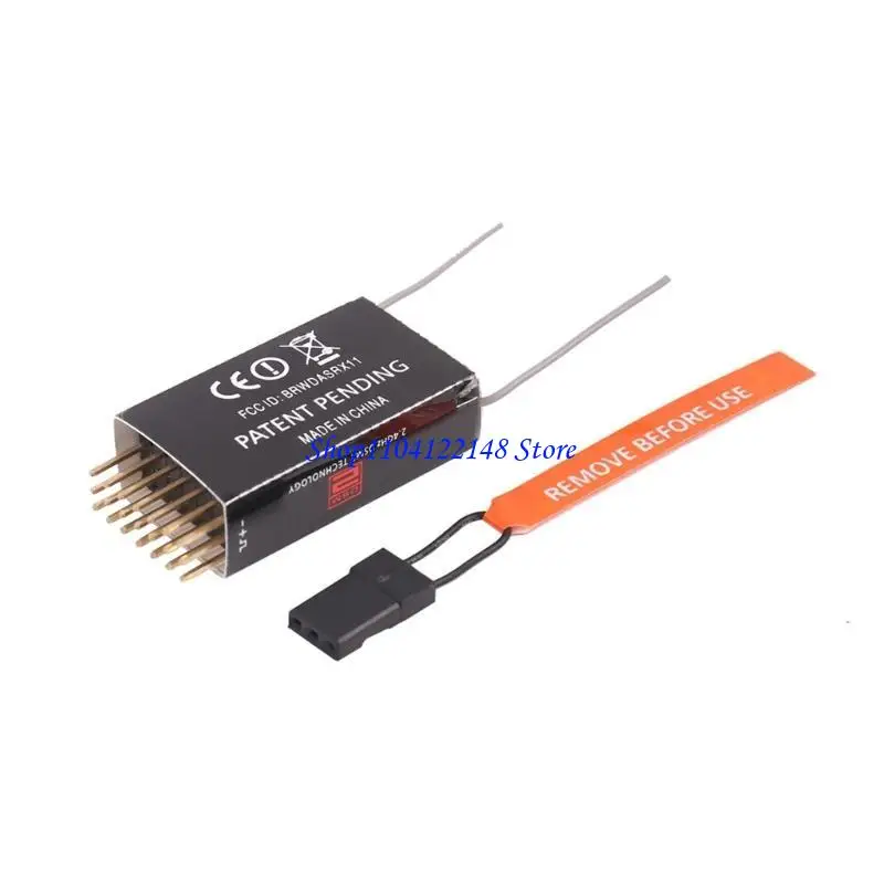 P9FA AR6100E 6CH جهاز إرسال الطائرات DSM2 متوافق DX6I DX7 DX8