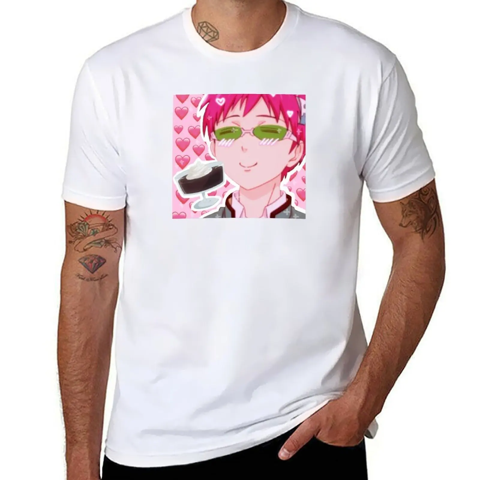 

Aesthetic Saiki K. T-Shirt t shirts for man pack white t shirt man designer T-Shirt