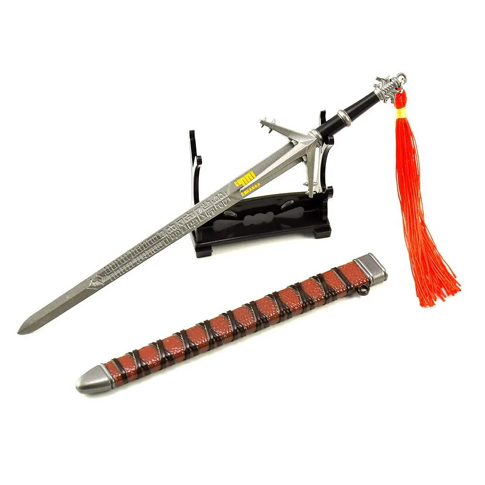 22 ซม./8.66in Geralt ดาบอาวุธ TW3 เกมอุปกรณ์ต่อพ่วง Lake ผู้หญิง Wild Hunt ดาบคอสเพลย์ Props สําหรับ Boy สะสมของขวัญ
