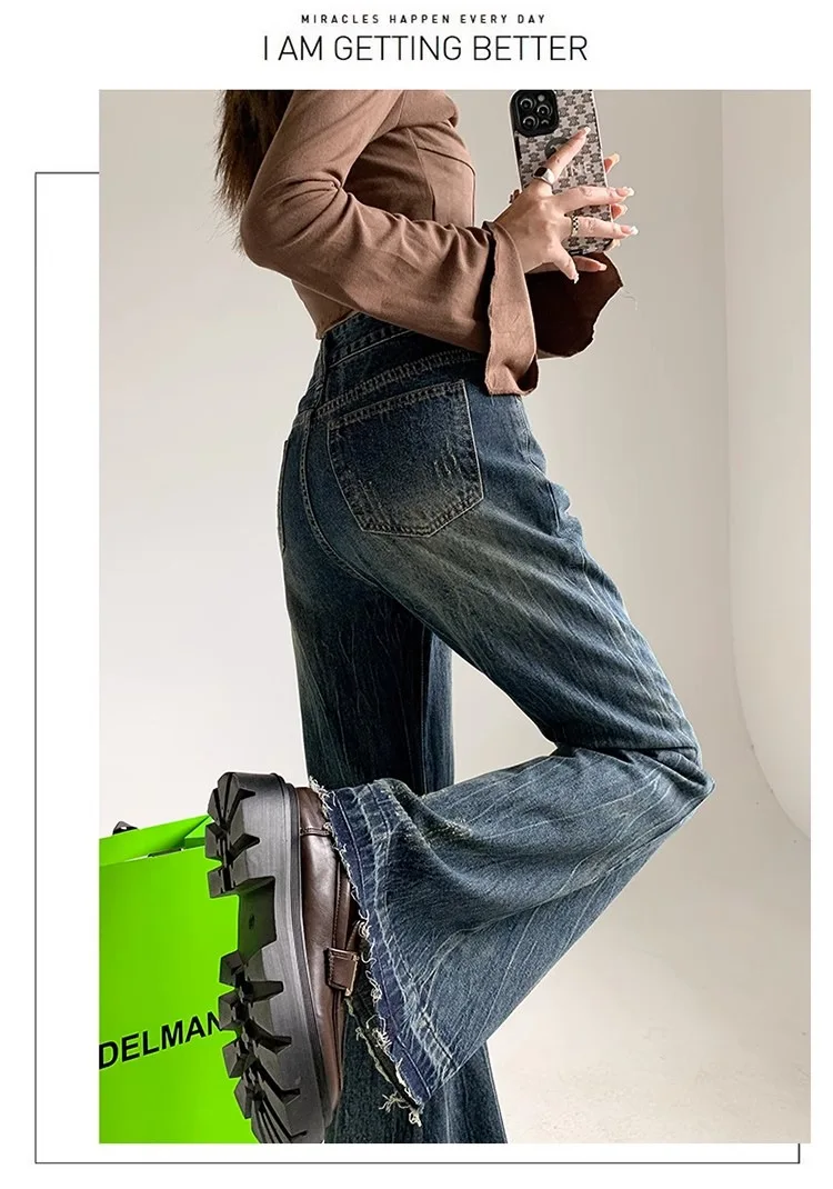 

Jeans Y2K Womens Jeans Emo Clothes Summer Spring Light Thin Breathable Lightweight Denim Female Trousers Fashion Casual Basic