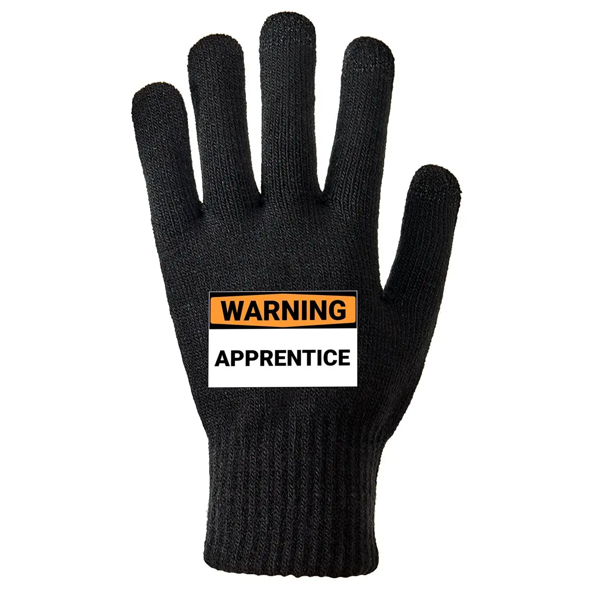 Warning Apprentice Sign Outdoor Cycling Gloves Warm Anti-Slip for Winter Rides