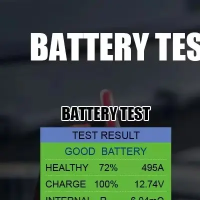 Charging System Check Auto Start System Test Backlit LCD Screen Automatic Startup Multi-language Support For Car Starting System