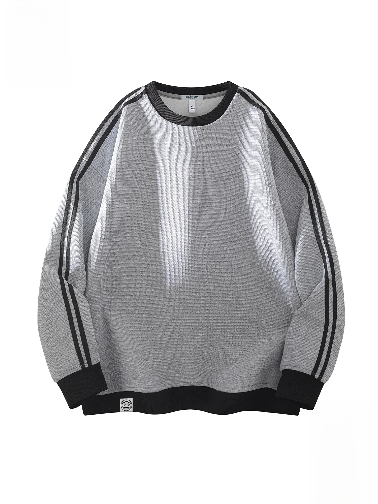 

PaulFrank M round Ne Sweatirt Spring Loose Fit Comfortable Fabric Color Blo Large Mouth Monkey American Stripe Pattern