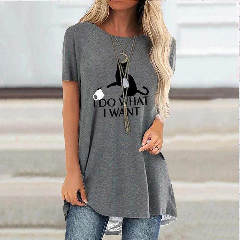 Tops Women Beautiful Prints Casual Ladies Fashion T Shirts Vintage Raglan Sleeves Short Sleeves Comfortable