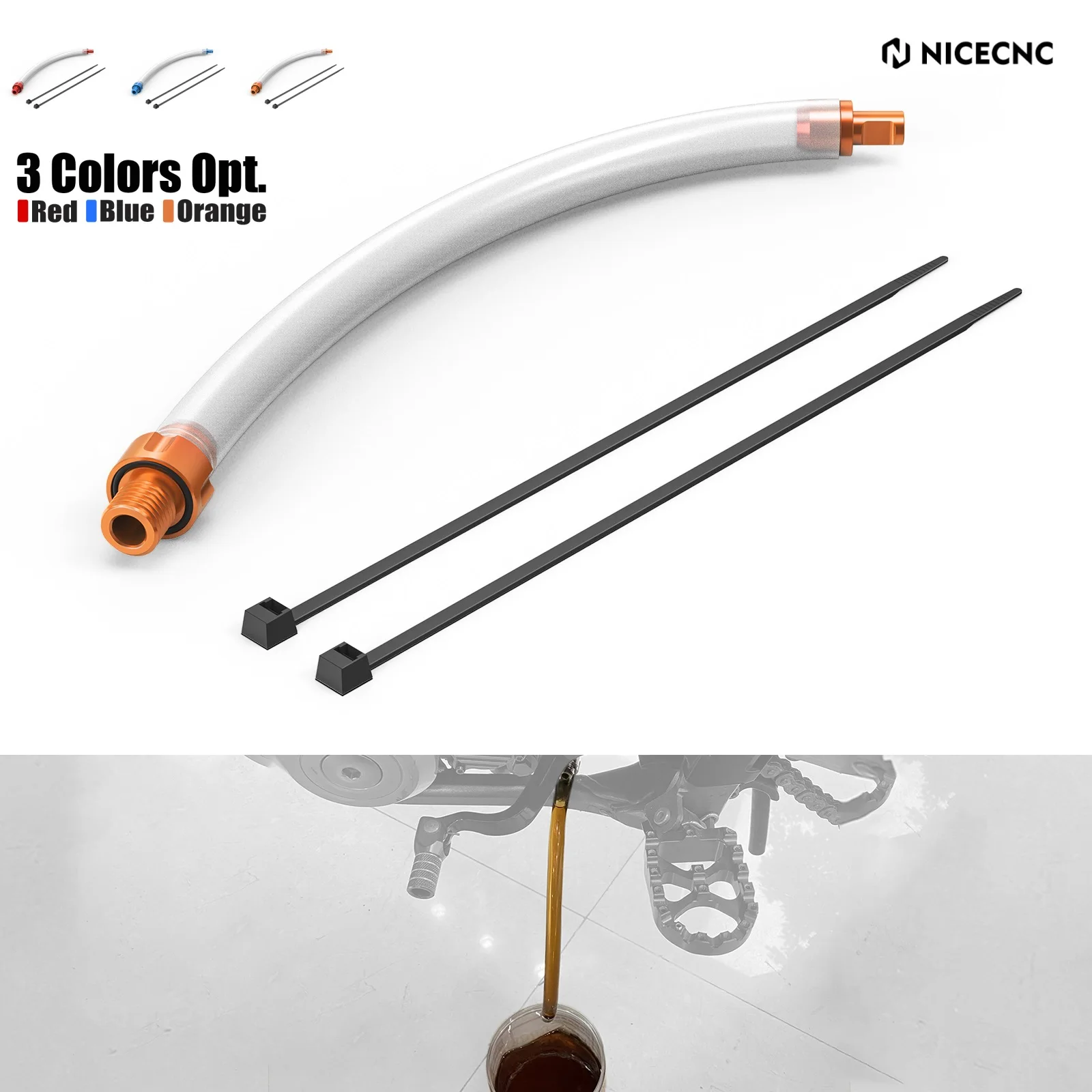 

NICECNC For KTM EXC XCW 300 TPi Six Days Oil Drain Tool XC SX 125 150 200 250 300 350 400 450 500 530 SXF EXC EXCF XCF 1998-2024