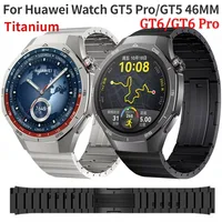 Correa de titanio de liberación rápida de 22mm para Huawei Watch GT6/GT5 Pro, pulsera reemplazable de 46mm para Huawei Watch GT5/4 3 Pro