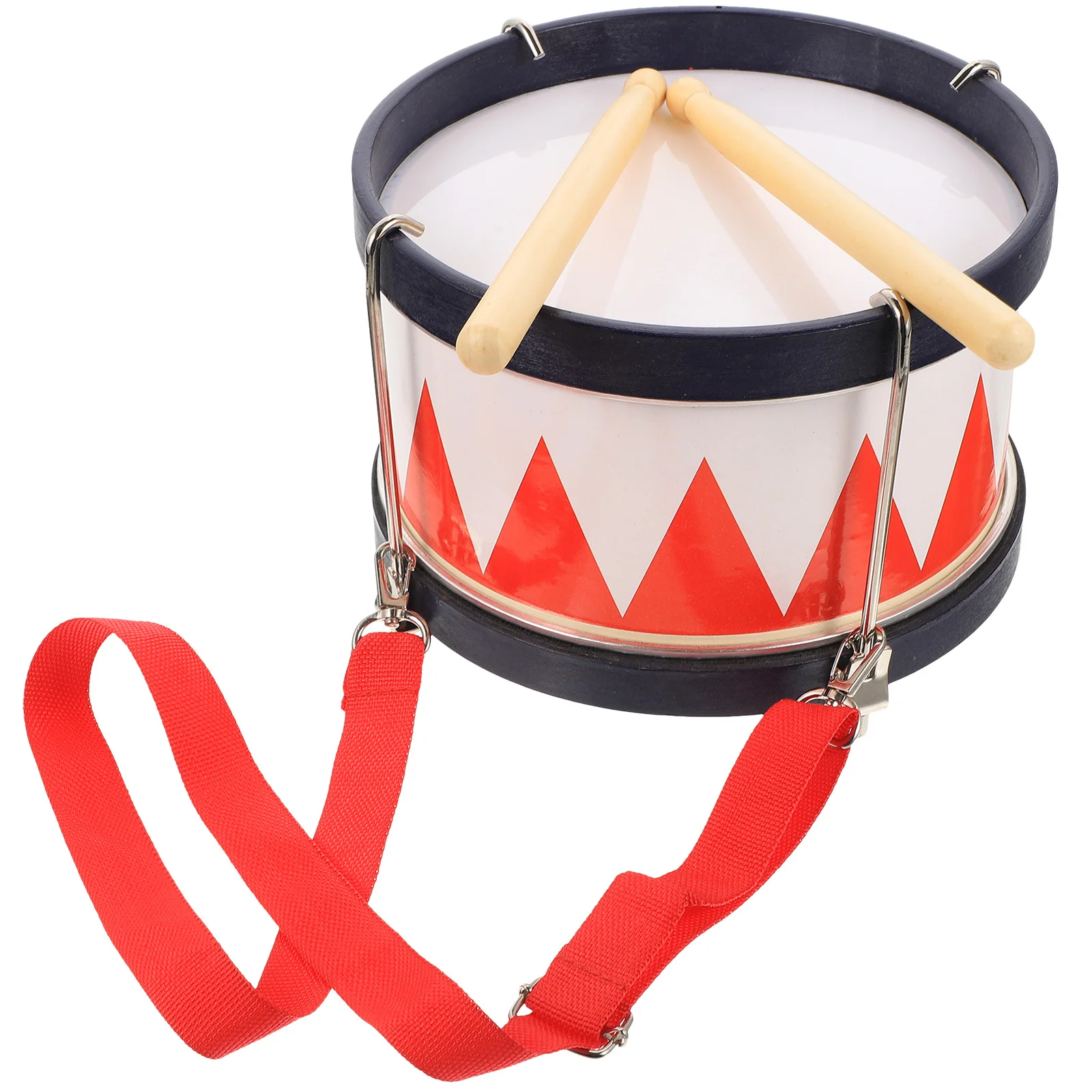 1 Set Kids Percussion Instruments Metal Wood Children Snare Drum Educational Music For Toddler Hand-Eye Coordination Development