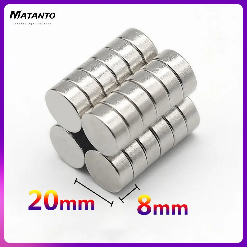 

20x8mm Small Circular Magnets 20x8mm For Home Refrigerators, Offices DIY 20x8mm