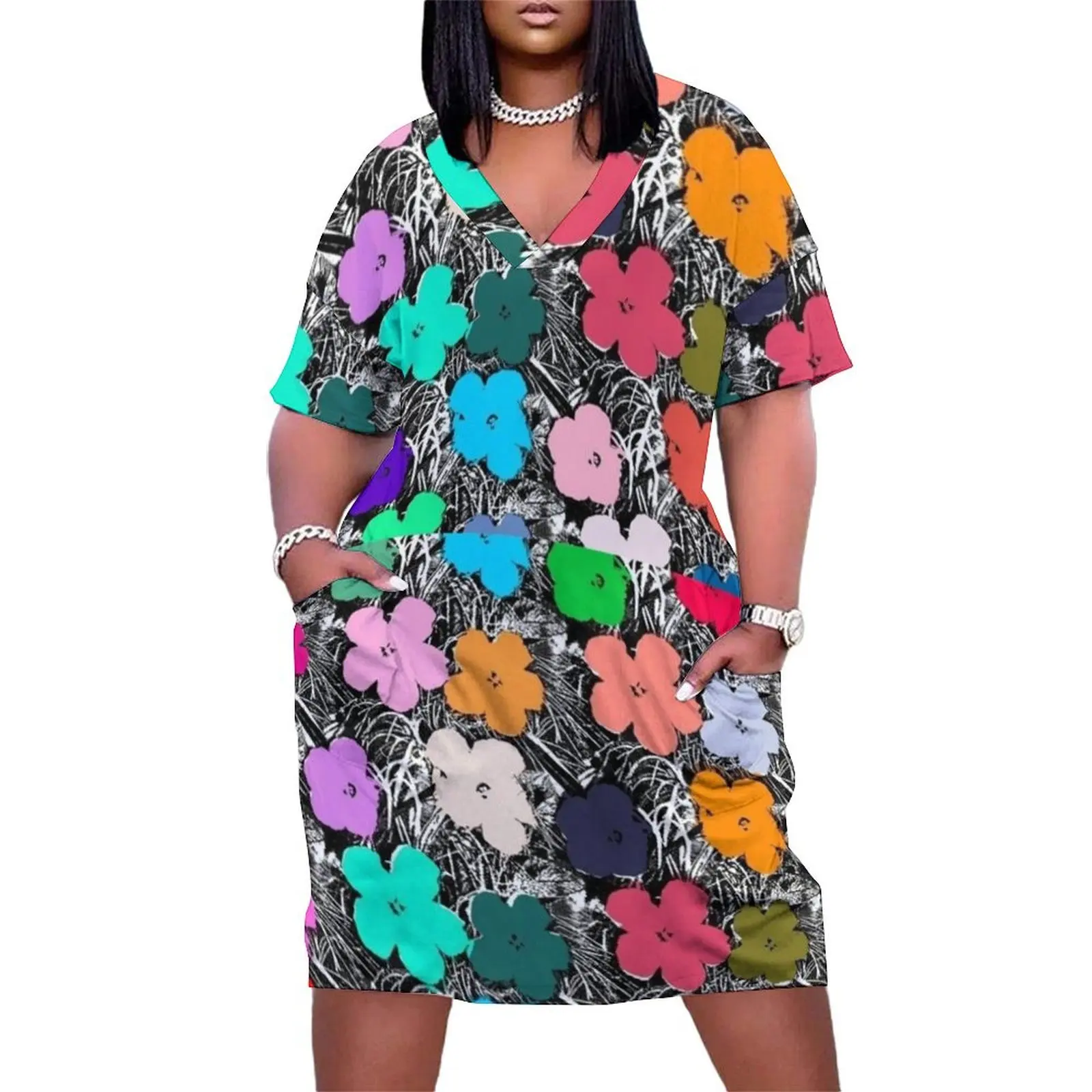 

Andy Warhol Loose Pocket Dress sexy short dresses daring women's evening dress 2025 prom clothes