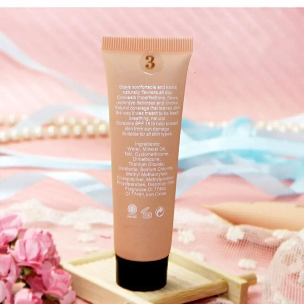 

New 3 Colors BB Cream Liquid Long Lasting Face Base Foundation Korean Makeup Waterproof Concealer Cosmetic