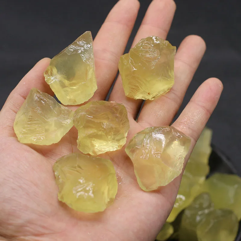 100% Natural Citrine Crystal Stone Raw Healing Home Decor Yellow Quart Stone Mineral Specimen Decoration