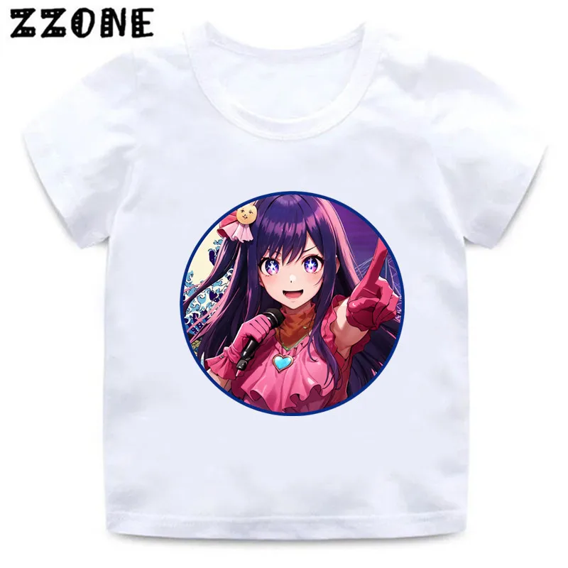 

Hot Sale Anime Manga Oshi No Ko Graphic Cartoon Kids T-Shirts Cute Girls Clothes Baby Boys T shirt Summer Children Tops,ooo5874