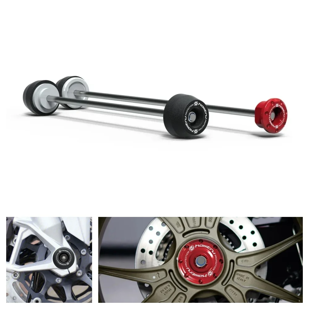 

Motorcycle Wheel Protector For Ducati Hyperstrada 821 2013-2018 / Hyperstrada 939 2016-2018 Rear Front Axle Fork Crash Slider