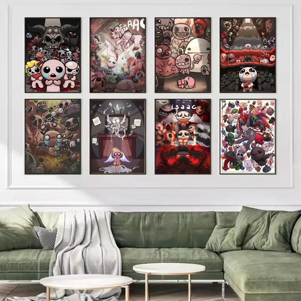 Game The B-Binding Of Isaac Poster Trendy And Easy-to-Apply Wall Art Stickers For Home Decor And Dorm Room Walls