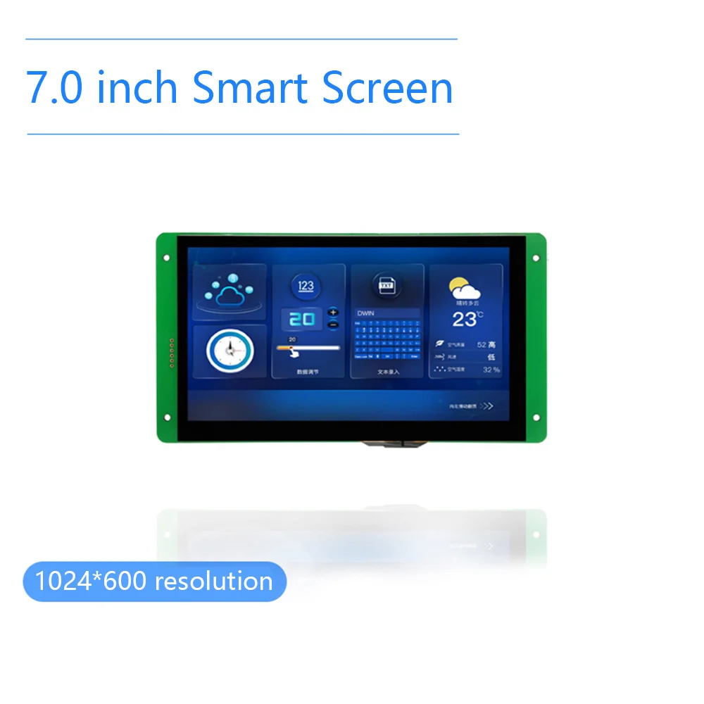 T5L HMI Intelligent Display 4.3" IPS 800X480 7 inch 1024*600 LCD Module Screen CTP/RTP TTL UART Port