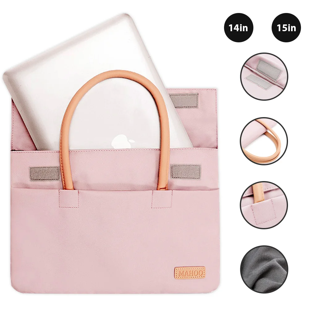 Women Laptop Case 14in-15.6in Handbag for Tablet Mobile Phone Laptop Bag for Macbook Air Pro Lenovo Xiaomi HP Fashion Tote Bag