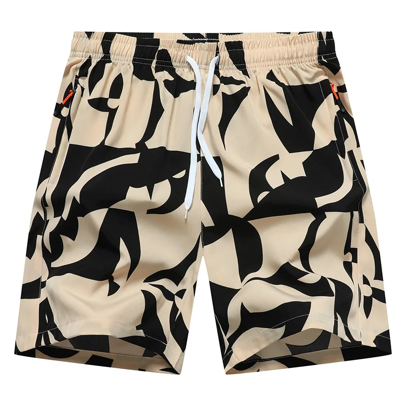 

Summer Outdoor Lightweight Breathable 5-point Loose Shorts for Men's Hiking Mountaineering Fashion Printed Quick Drying Shorts