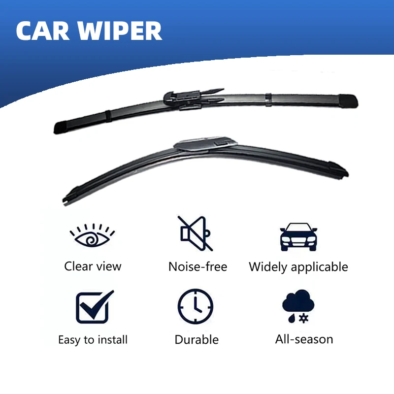 LHD Front Rear Windshield Wiper Blades For BMW 1 Series E87 F20 F40 2004 - 2024 Windscreen Window Accessories  2010 2018 2016