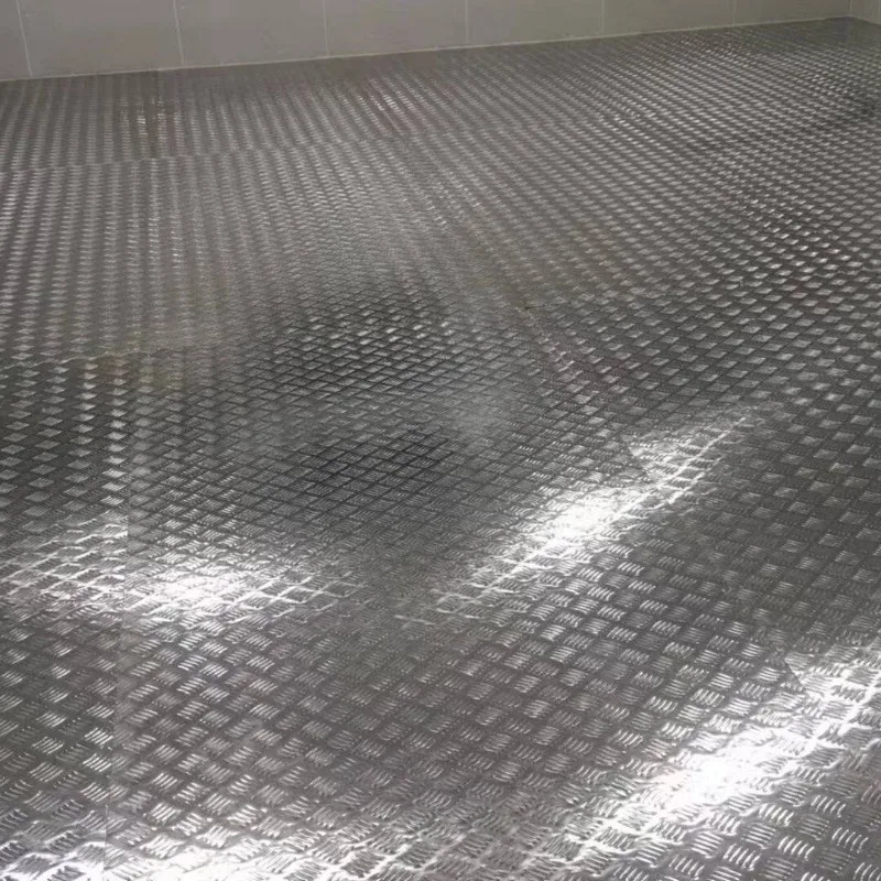 Patterned aluminum plate Anti-skid embossed plate Aluminum alloy vehicle anti-skid plate Elevator refrigerated plate