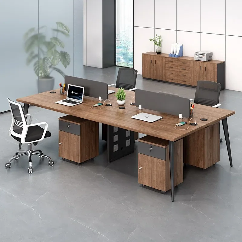 Creative Computer Desk for Office Easy Assembly Solid Construction Space Saving Reliable Performance Thickened Panel