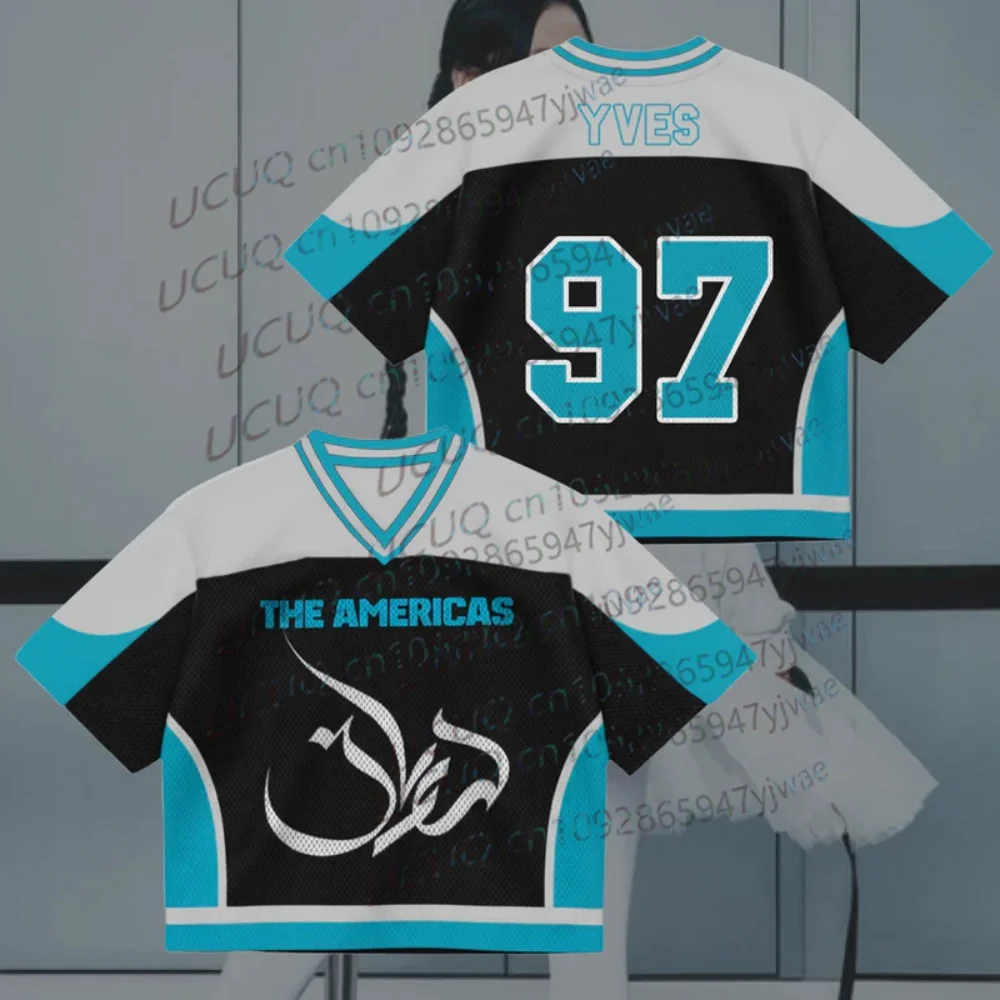 Camiseta de manga corta para fanáticos del Kpop, regalo para la gira mundial Yves The Americas 2026, para hombres y mujeres