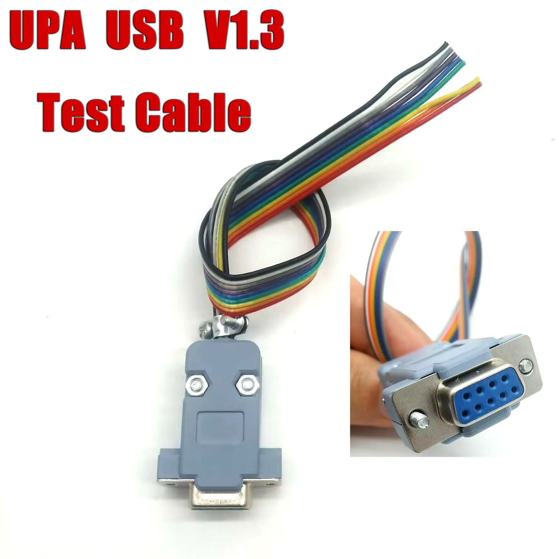 UPA USB V1.3 Test Cable ECU Pinout Diagnostic Connectors Compatible with UPA USB Programmer UUSP Eeprom Adapter ECU Pinout Tools