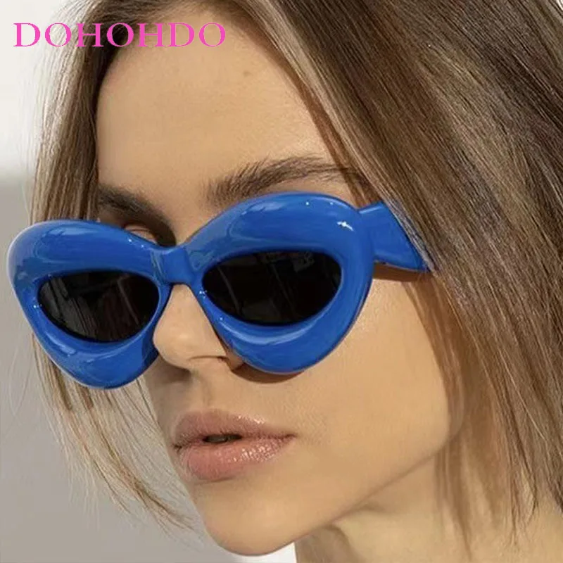 New Fashion Rainbow Cat Eye Summer Travel Women's Sunglasses Designer Brand Men Sungalss UV400 Party Drive Popular Shades Female