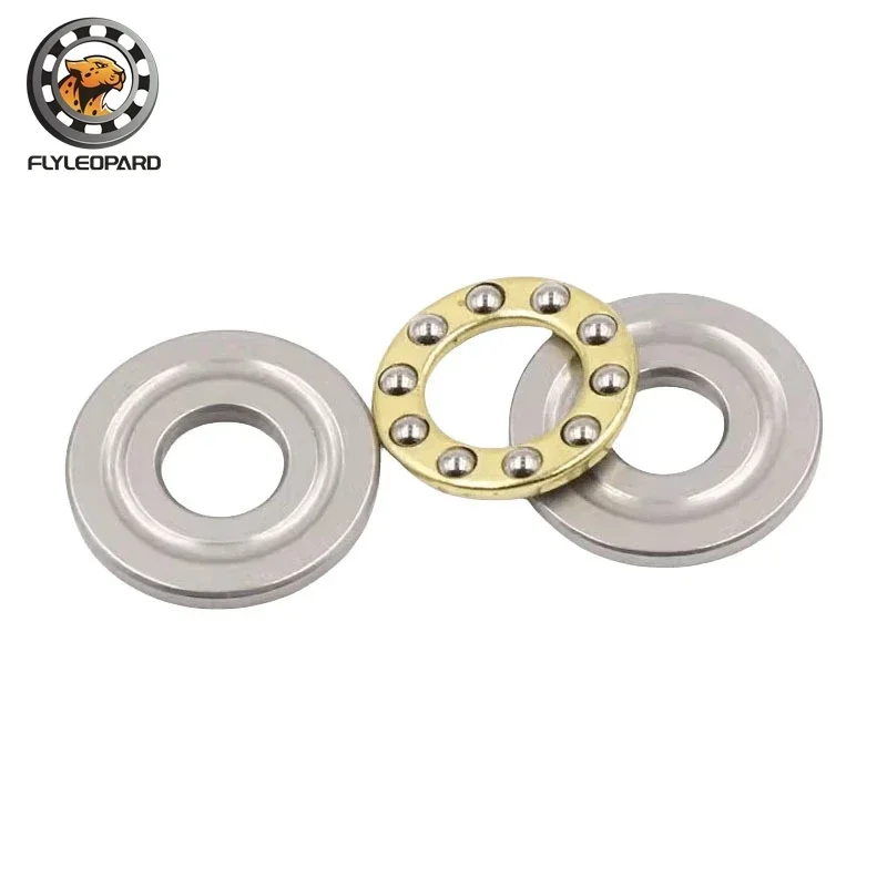 1pcs F2-6M F2.5-6M F3-8M F5-10M F6-12M F7-15M F8-16M F10-18M F12-21M F12-23M Plane Axial Miniature Thrust Ball Bearing 3-in-1