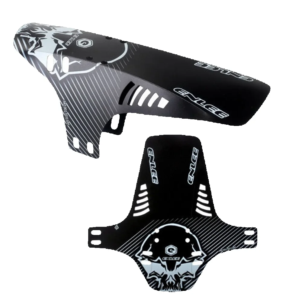 2-teiliges Mountainbike-Schutzblech-Set, Vorder- und Hinterradschutzblech für Offroad und Pendeln, Langlebiges Material Widersteht Rissen und Schmutz, Einfache Anschraubmontage Ohne Modifikationen,